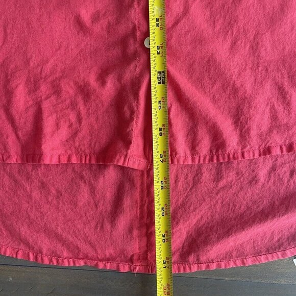 Natural Life Hot Pink Oversized Button-Down Collared Lagenlook Women Size M (Y5) - Picture 13 of 13